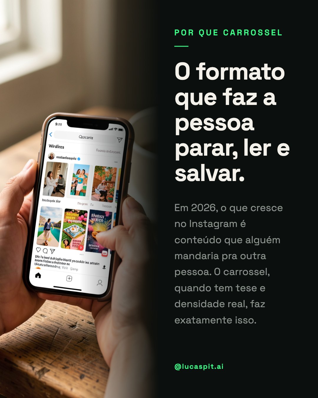 Slide 2 do carrossel gerado pela Máquina de Posts